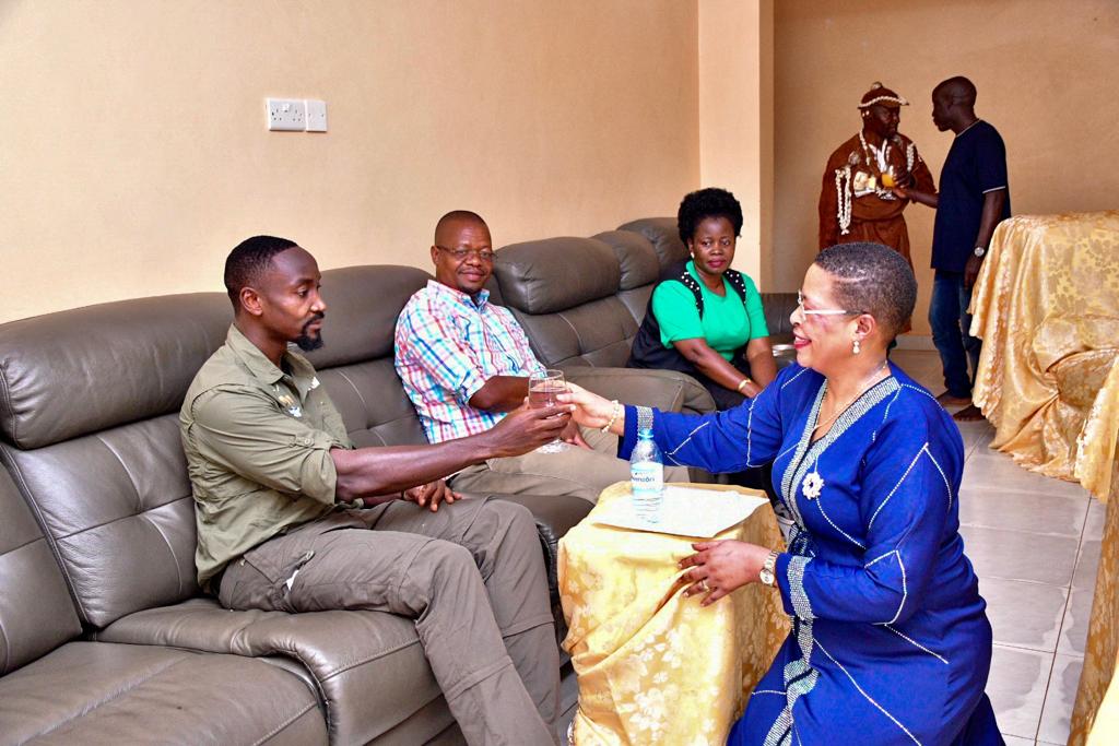 Speaker annet among serving kyabazinga water 