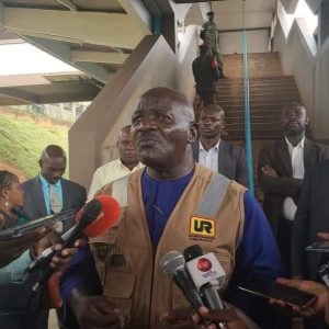 Minister of Works and Transport, Gen. Katumba Wamala